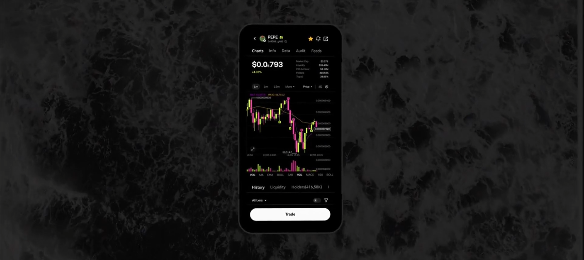 okpay虚拟币app界面展示